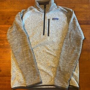 Patagonia Men's Better Sweater 1/4 Zip Brown Marbled Size Medium